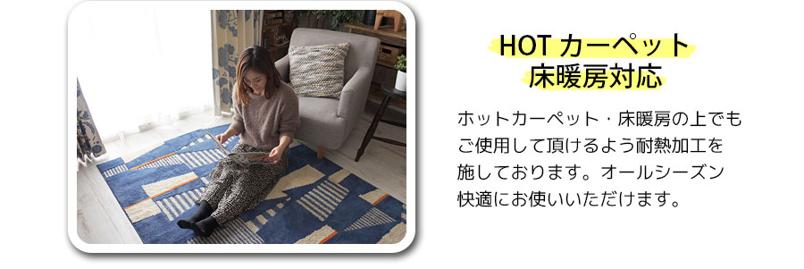 HOTカーペット・床暖房対応