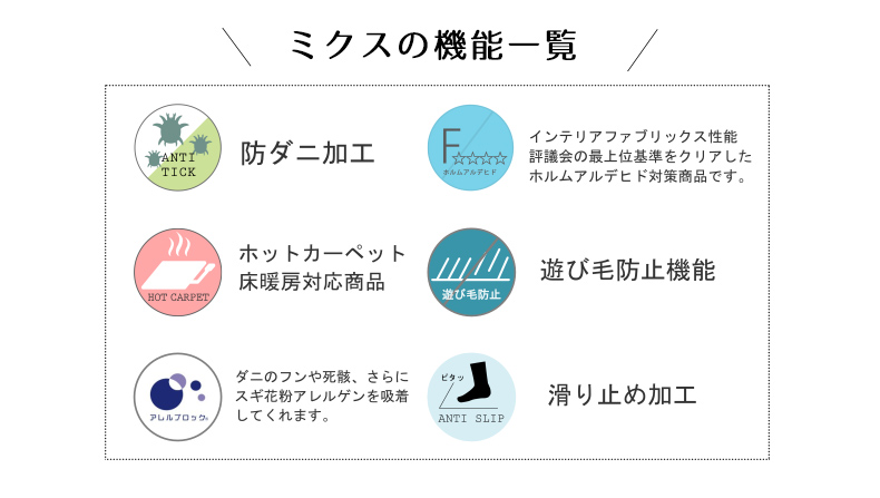 ミクス機能一覧