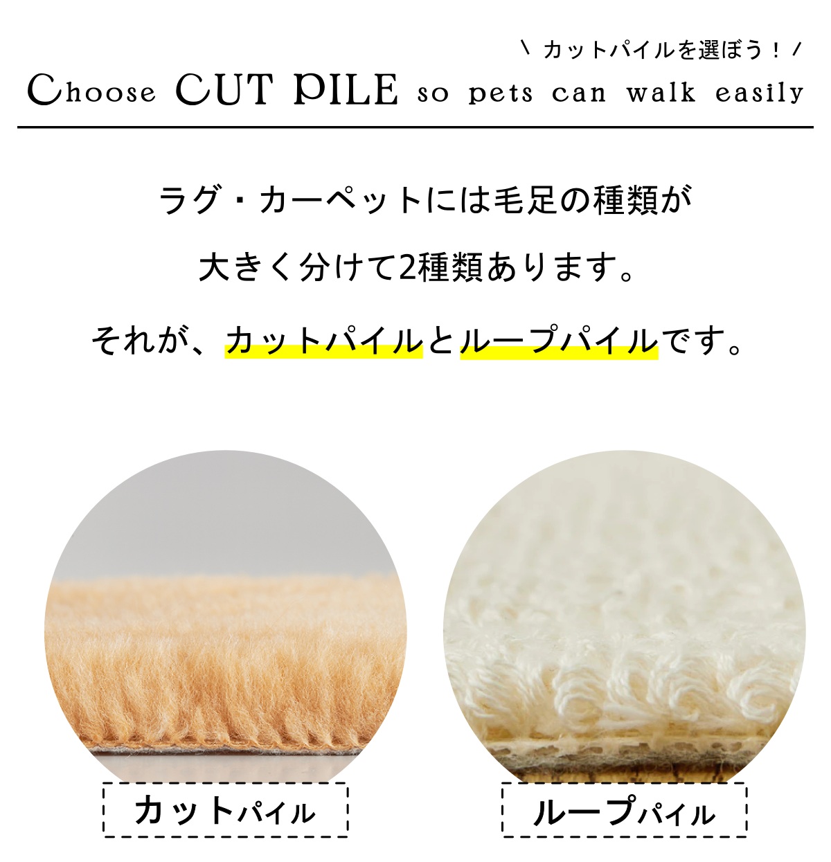 ペットの爪対策カーペット