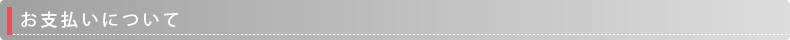 お支払いについて