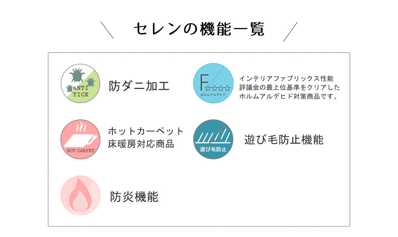 セレン機能一覧