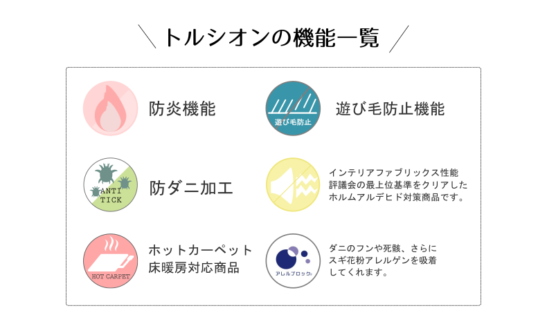 トルシオン機能一覧