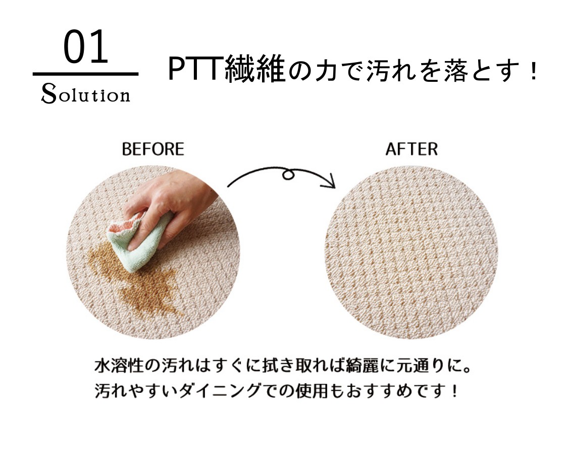 ペットの汚れ対策カーペット