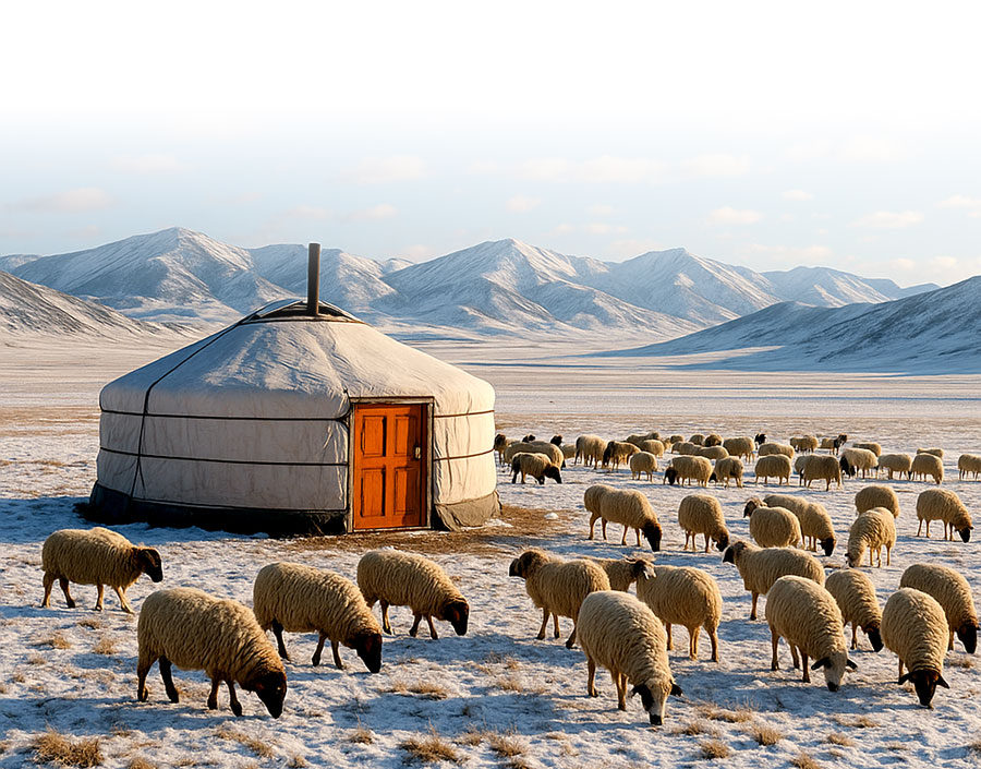 モンゴルの風景