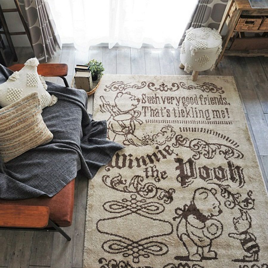 専用⭐️DISNEY おしゃれなディズニーラグ＜POOH/Look in RUG⭐️ DISNEY】おしゃれなディズニーラグ＜POOH/Daily scene RUG- プー
