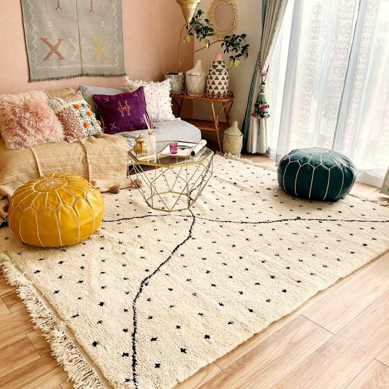 モロッコ ベニワレン Beniourain ラグ 約110×144〜148cm モロッコ ベニワレン Beniourain ラグ 約110×144〜148cm モロッコ
